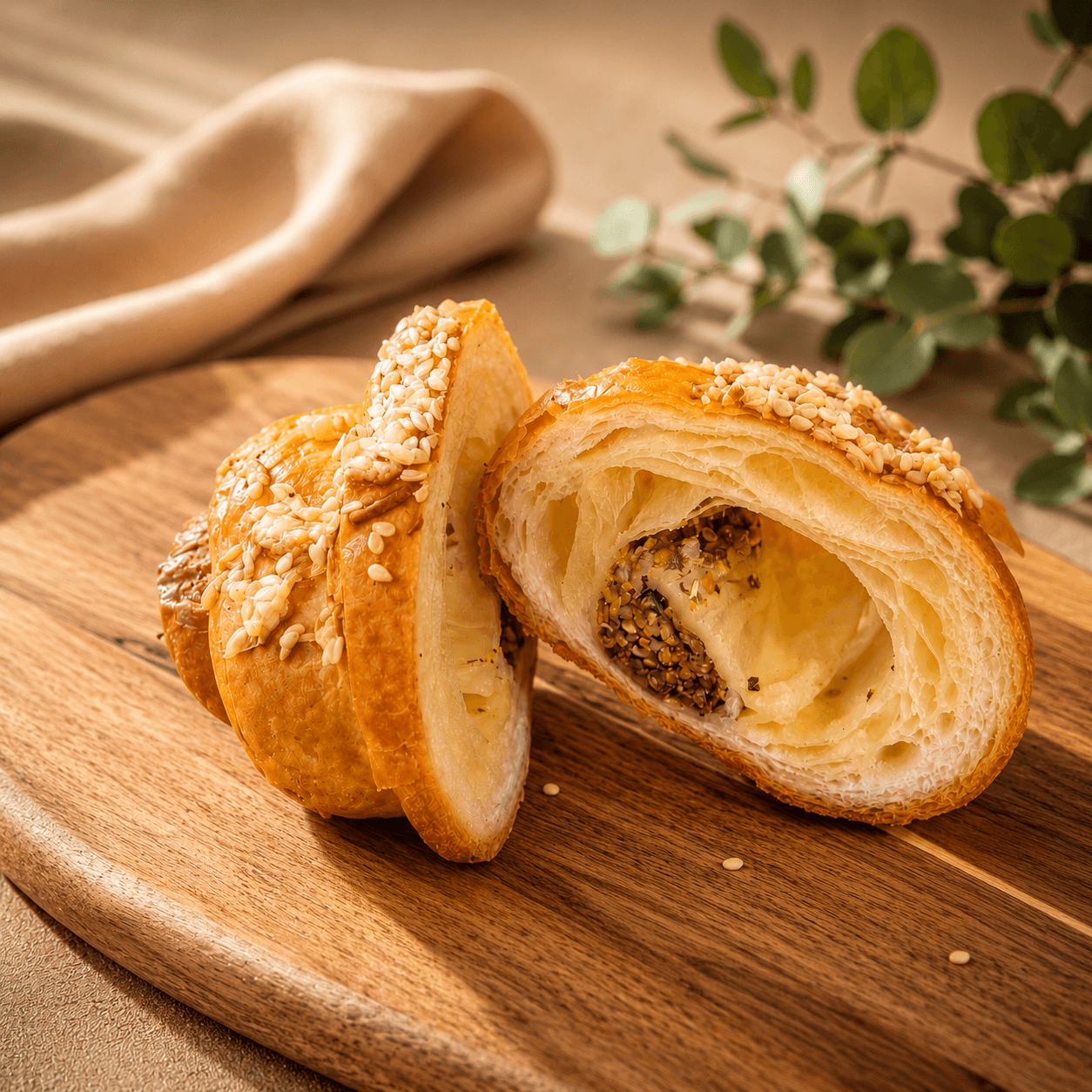 Cheese & Zaatar Croissant